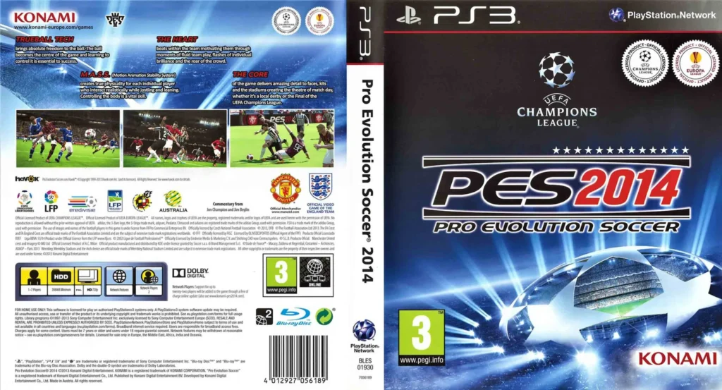 تحميل لعبه 2014 PES للكمبيوتر مع تعليق عربي | Pro Evolution Soccer 2014